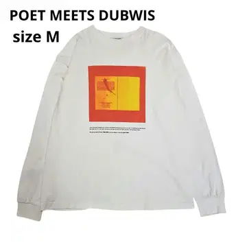 [POET MEETS DUBWISE] 롱 T셔츠 긴팔 화이트