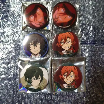 문호 스트레이독스 초기 캔뱃지 다자이 츄야