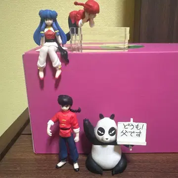 책상 위 란마 1/2 미니 피규어