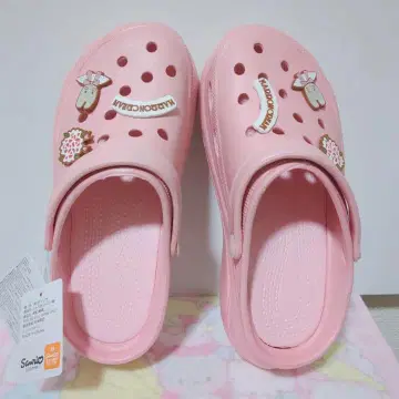 산리오 마론 크림 통굽 샌들 L 사이즈 핑크