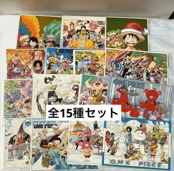 ONEPIECE BASE SHOP 엽서 세트 전 15종 컴프 세트