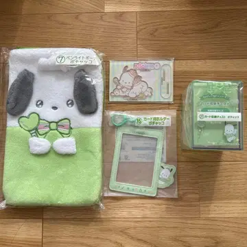 포차코 제일복권 산리오 복권 응원봉 파우치 카드 수납 체스트