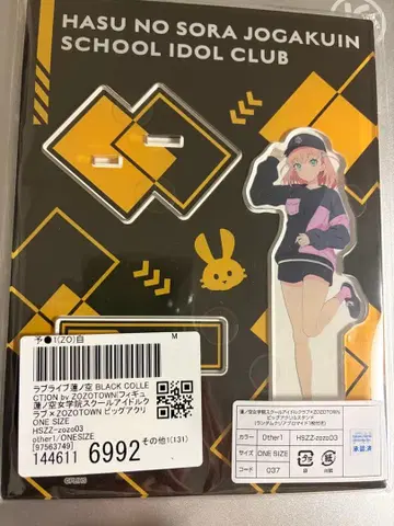 하스노소라 여학원 히노시타 카호 ZOZO 아크릴 스탠드 클리어 브로마이드