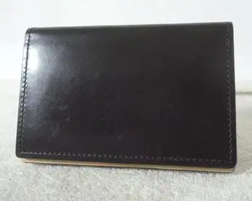 고품질 코도반 가죽 천연 가죽 교통카드 지갑 명함지갑 카드 케이스