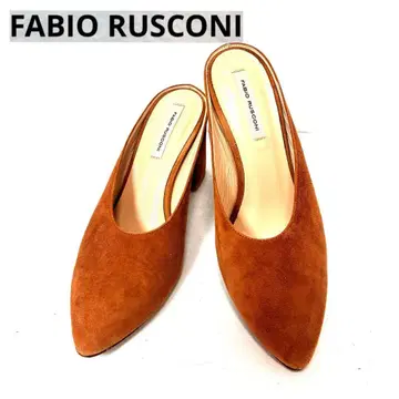 FABIO RUSCONI 파비오 루스코니 브라운 스웨이드 뮬 23