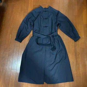 GAIJINMADE 포플린 간호사 원피스 차이나 하카마 인도산 코튼