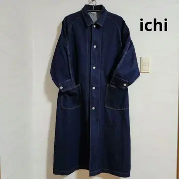 [ 새상품급 ] ichi 데님 롱 코트