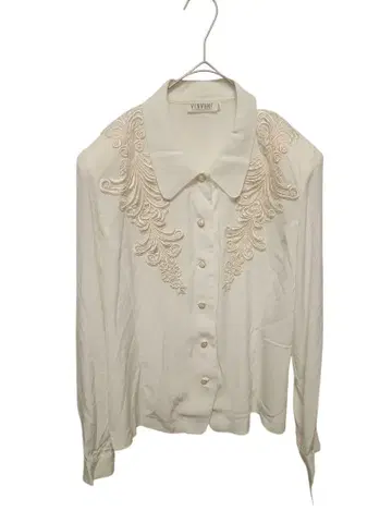 [ A0003 ] VINVERT 빈베르 자수 디자인 긴팔 블라우스