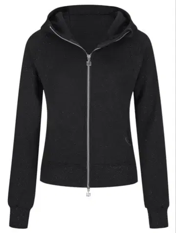 ANDWANG Kirakira slim zip up 블랙