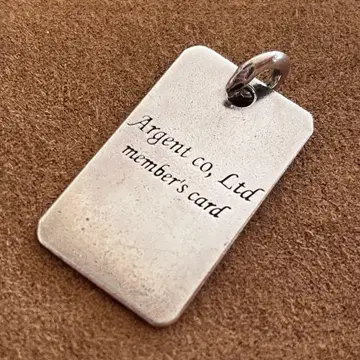 펜던트 탑 브리타니아 실버 플레이트 타입 빈티지 [배송비 포함]