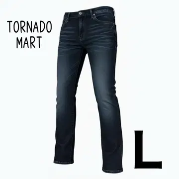 TORNADO MART 블랙 슈 진스 데님 L 플레어 팬츠 Y2K