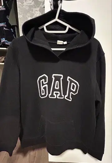 GAP 후드티 L 후드 블랙