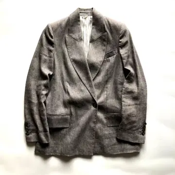 새상품급 브루넬로쿠치넬리 테일러드 자켓 그레이 헤링본 더블