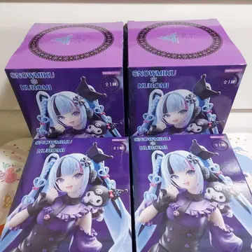 유키 미쿠 x 쿠로미 Trio-Try-iT 피규어 4개