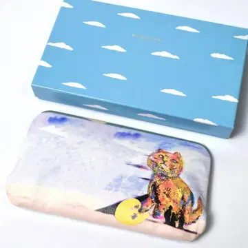 미사용 츠모리치사토 플라워캣 소가죽 가마구치 장지갑 지갑