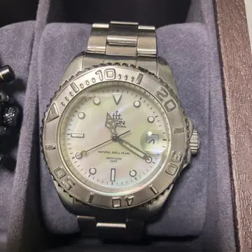 Elgin 엘진 자동 와인딩 손목시계 펄 다이얼