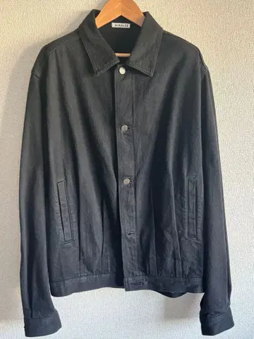 AURALEE 블랙 데님 자켓 사이즈 5