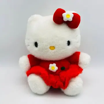 산리오 헬로키티 봉제 인형 쇼와 레트로