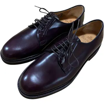 Berwick 1707 가죽 플레인토 vibram 밑창 드레스 신발