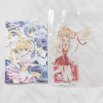 리본 70주년 카페 엽서 아크릴 피규어 아크릴 스탠드 괴도 잔느