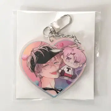 한국판 타몬군 이마 돗치 홀로그램 더블 참 아크릴 키링 미개봉