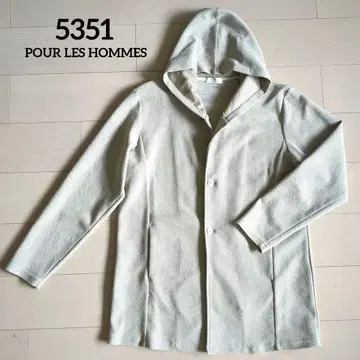 5351 POUR LES HOMMES 롱 후드티 베이지 L 사이즈