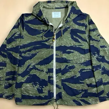 리얼 맥코이 타이거 카모플라쥬 후드티 새상품급 M size