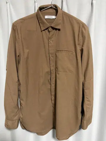 nonnative 브라운 긴팔 셔츠 사이즈 1 논네이티브