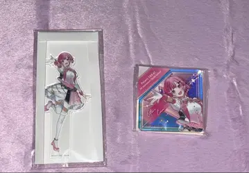 프로세카 감사제 아크릴 스탠드 다이아몬드형 오로라 아크릴 블록 호우 에무