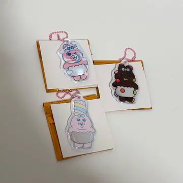 빤쮸토끼 POPUP CANDY PANICHU 키체인 3종