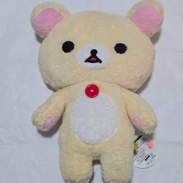 코리락쿠마 리락쿠마 뽀송뽀송 봉제 인형 XL 키이로이토리