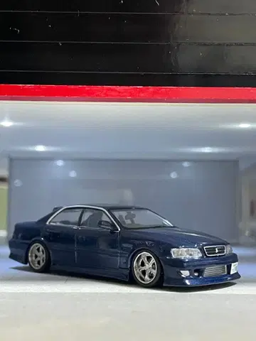 초보자 개조 1/64 타막 도요타 체이서 베르텍스 블루 메탈릭