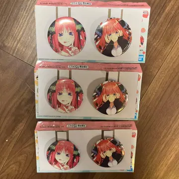 5등분의 신부 제일복권 캔뱃지 나카노 니노