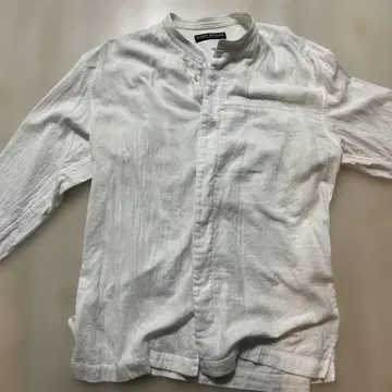 ISSEY MIYAKE 화이트 라벨 긴팔 셔츠