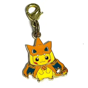 포켓몬 센터 한정판 메가 도쿄의 피카츄 메가 리자몽 메탈 참