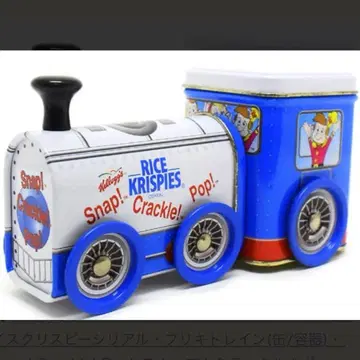 켈로그 라이스 크리스피 시리얼 틴 트레인 스냅 크래클 팝