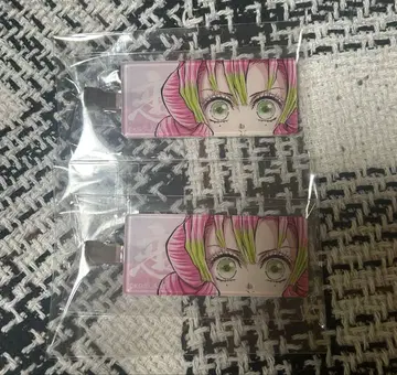 귀멸의 칼날 칸로지 미츠리 기둥전 랜덤 멀티 아크릴 클립 헤어 클립