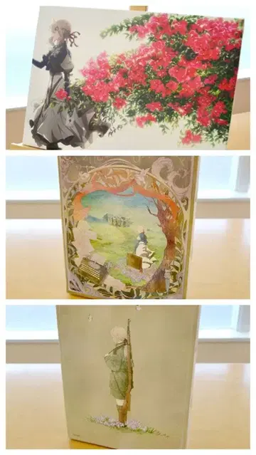 바이올렛 에버가든 캔버스 아트 3종 세트