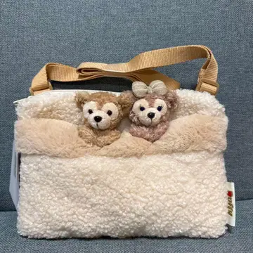 새상품 디즈니씨 더피 셰리메이 봉제 인형 포함 숄더백