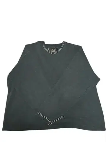 Abercrombie & Fitch 다크 그레이 V넥 스웨터