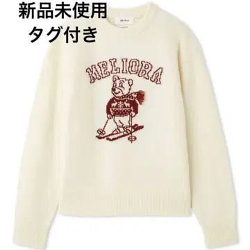 Mila Owen 밀라 오웬 MILAO 크루넥 자카드 니트