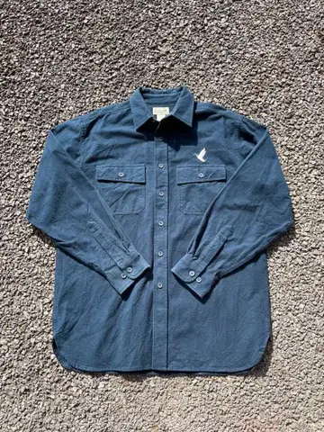 00년대 초기 L.L.Bean 샤모아 크로스 셔츠 애니멀 에디션