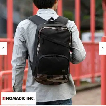 컨디션 최상 Nomadic 럭색 카모플라쥬 블랙
