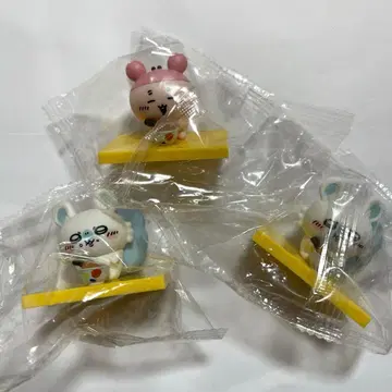 마츠야 치이카와 (먼작귀) 모몽가 피규어 2개 카니쨩 1개