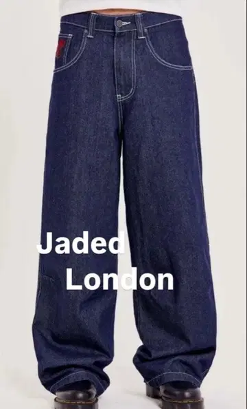Jaded London 배기 데님 W26