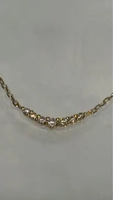 agete 10k 다이아몬드 목걸이