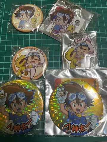 디지몬 어드벤처 초진화 키라 캔뱃지 타이치