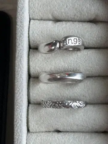 silver925 반지 3개 묶음 판매 야카 레노마 11.87g 13호