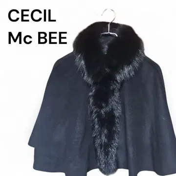 CECIL Mc BEE 세실 맥비 케이프 블랙