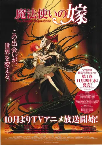 WIT STUDIO 홍보용 마법사의 신부 (TV 애니메이션) B2 포스터